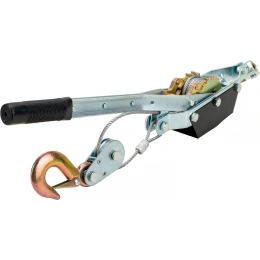 Ручная лебедка с двойным храповым механизмом Gigant 2,5т, Диаметр троса 11мм, длина троса 3,3м, GEW-21