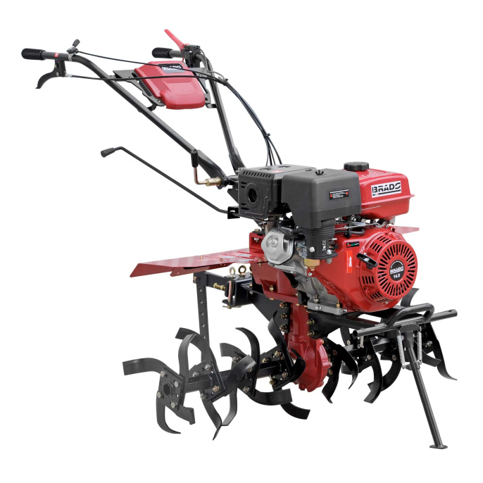 Культиватор бензиновый BRADO GM-1400S 14 л.с, без ВОМ, пон.пер, 3+1, без колёс