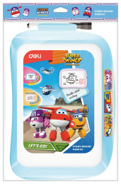 Доска магнитно-маркерная Deli Super Wings EH50002 синий 20.5x28.6см