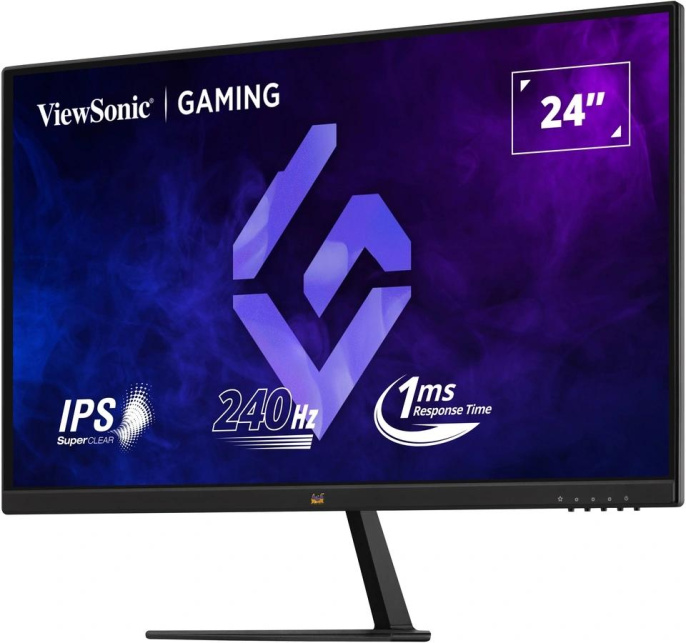 23.8" Монитор ViewSonic VX2479A-HD-PRO, 1920x1080, IPS, 240Гц, 2хHDMI, 1хDP, черный