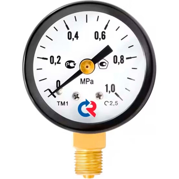 Общетехнический вакуумметр РОСМА ТВ-310Р.00 -0.1-0МПа ДК63 G1/4, класс точности 2.5 D070-01435