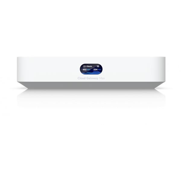 Ubiquiti UniFi Cloud Gateway Max 512GB Маршрутизатор 4 ядра 1,5 ГГц , 4х 2.5G RJ45, 1х 2.5G RJ45, SSD 512 ГБ UCG-Max
