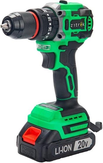 Дрель-шуруповерт ударная аккумуляторная Zitrek ZKCID20FU-Li Impact 081-1135