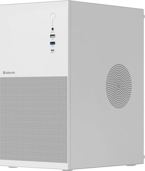 Корпус компьютерный Defender Apex Metal белый, mATX,Type C 3.0 ,USB3.0 25022