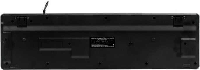 Dialog Gan-Kata Клавиатура KGK-17U BLACK - игровая с RGB-подсветкой, USB, черная