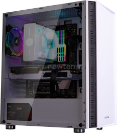 Корпус Zalman R2 Белый сталь-стекло-пластик, толщина металла 0.6мм, с боковым окном, 2xUSB2.0, 1xUSB3.0, Audio x 1, Mic x 1, LED button, без БП, ATX, отсеки 3.5" - 2, отсеки 2.5" - 2, слотов расширения 7