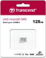 Карта памяти microSDXC UHS-I U3 Transcend 128 ГБ, 100 МБ/с, TS128GUSD300S, 1 шт., без адаптера