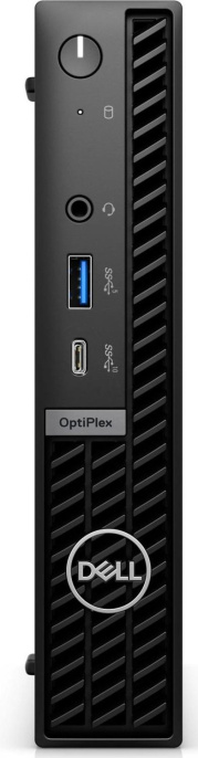 Неттоп Dell Optiplex 7020 Micro i3 14100T 2.7 8Gb SSD512Gb UHDG 730 Linux Ubuntu GbitEth WiFi BT 65W мышь клавиатура черный 7020-3850