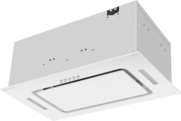 Вытяжка встраиваемая Meferi Ultra INBOX52WH Glass белый управление: кнопочное 1 мотор (INBOX52WH GLASS ULTRA)