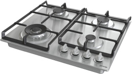 Газовая варочная панель Gorenje GW641EX, 4 конфорки, нержавеющая сталь, серебристый
