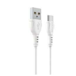 BOROFONE BX51/ USB кабель Type-C/ 1m/ 3A/ White (B-43947)