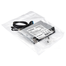 Картридер USB3.0 ExeGate <CR-611U3> (внутренний, 3.5", мультиформатный: SD/SDHC/SDXC/MMC/microSD/T-Flash/CF/MS/MS micro/XD, 1 доп.порт USB3.0, черный, металл) EX293028RUS
