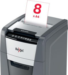Уничтожитель бумаг Rexel Optimum AutoFeed 150X, с автоподачей, P-4, 4х28 мм, 150 лист. одновременно, 44л [2020150xeu]