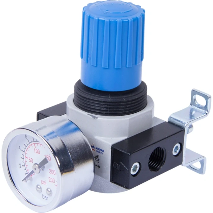 Манометр регулятор 1/4" МАСТАК 694-21