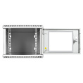 Шкаф телекоммуникационный 10" настенный 6U ExeGate EC-WM-6U.280.G.GREY (10”, 6U, 350x280x287mm (ШхГхВ), передняя дверь закаленное стекло, пыле- и влагозащита IP23, светло-серый RAL 7035) EX298623RUS