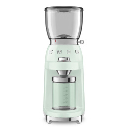 Кофемолка SMEG Стиль 50-х, Кофемолка с коническими жерновами, пастельный зеленый CGF01PGEU