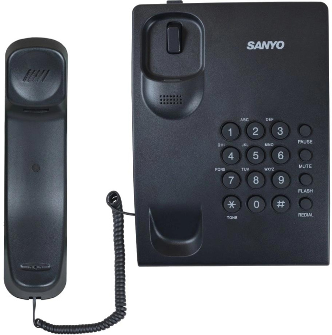 Проводной телефон Sanyo RA-S204B, черный