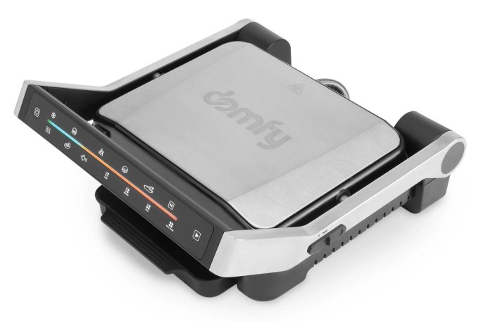 Электрогриль DOMFY Metal, DSM-EG703 серебристый