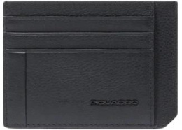 Чехол для кредитных карт Piquadro Russel PP2762W137R/N черный натур.кожа