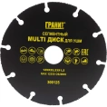 Диск сегментный MULTI (125х22.23х1.2 мм) для УШМ ГРАНИТ 300125