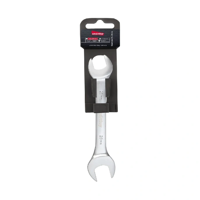 Рожковый ключ Smartbuy 25 мм, 28 мм, хромированный, 40x, tools SBT-UWS-25-28p1