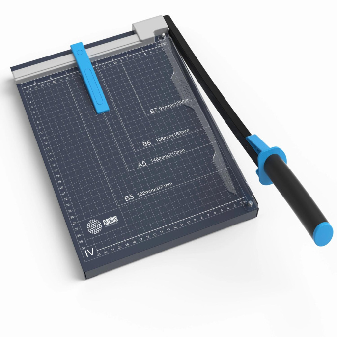 Резак сабельный Cactus CS-CUT-GM412 A4/12лист./320мм/автоприжим/защитный экран