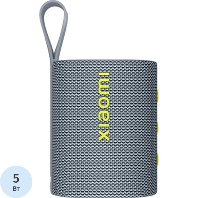 Колонка портативная Xiaomi Sound Pocket S28H-GL, 5Вт, серый [qbh4378gl]