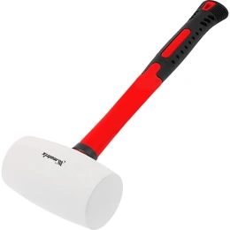 Резиновая киянка MATRIX 910 г, белая резина, фибергласовая рукоятка 11198