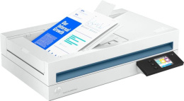 Сканер планшетный HP ScanJet Pro N4600 fnw1 20G07A A4 белый