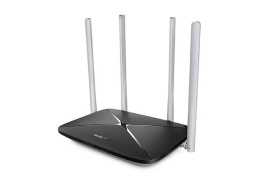 Wi-Fi роутер MERCUSYS AC12,  Wi-Fi 5,  AC1200,  2.4/5ГГц, 3 LAN,  черный