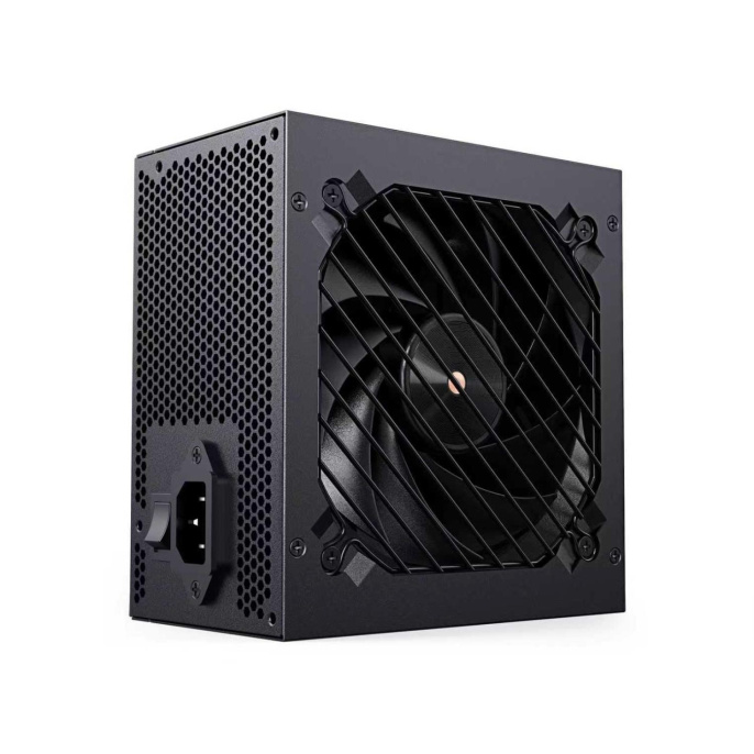 Блок питания CBR ATX 650W 80+ Bronze, DC-DC, APFC, 0.6mm, 24pin, 1*8-pin 4+4P , 1*6+2pin, 2*SATA, 4*IDE, 12cm fan, 1.2м кабель питания, черный [PSU-ATX650-12GM] BOX