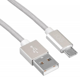 Кабель Buro Lightning m /micro USB m - USB m , 1м, 2A, серый [bhp lght+mcr]