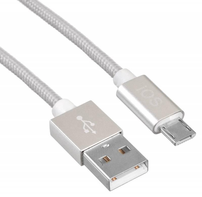 Кабель Buro Lightning m /micro USB m - USB m , 1м, 2A, серый [bhp lght+mcr]