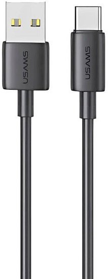 Кабель Usams SJ708 Type-C 3A Fast Charging Data Cable - YD Series 1m Черный (SJ708USB01)
