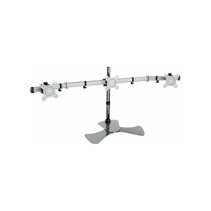 Кронштейн для мониторов Cactus CS-VM-MP330S-AL, до 24", до 8кг, настольный, наклон, серебристый