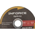Диск отрезной по металлу OptiLine (125x1.0x22.2 мм) упаковка 20шт Inforce INB12510-20