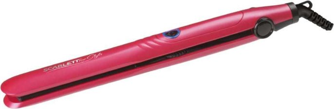 Щипцы Scarlett SC-HS60T65 38Вт красный макс.темп.:220С покрытие:керамическое HS60T65
