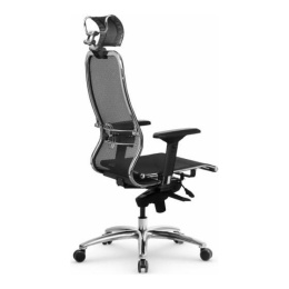 Кресло Метта Samurai S-3.04 MPES экокожа/сетка с подголов. крестов. металл хром (Z312474466)