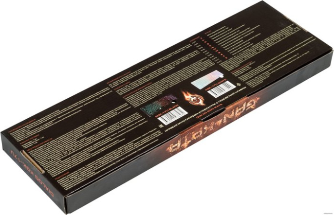 Dialog Gan-Kata Клавиатура KGK-17U BLACK - игровая с RGB-подсветкой, USB, черная