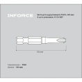 Бита (2 шт; PH3; 50 мм) для шуруповерта Inforce 11-01-387