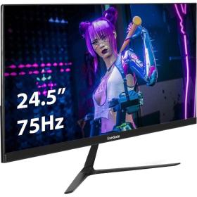 Монитор 24.5" ExeGate SmartView EH1500 (IPS LED Grade A+, FHD, 1920x1080@75Гц, 16:9, 250cd/m2, 1000:1, 178°/178°, 5ms, D-Sub, HDMI, Flicker-free, FreeSync, Low Blue Light, кабель HDMI 1.5м, VESA, регулировка наклона (tilt), черный) EX297309RUS