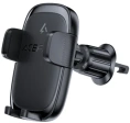 Держатель автомобильный ACEFAST D48 Press Type Wireless Charging Car Holder For Air Vent - Black AF-D48-BK