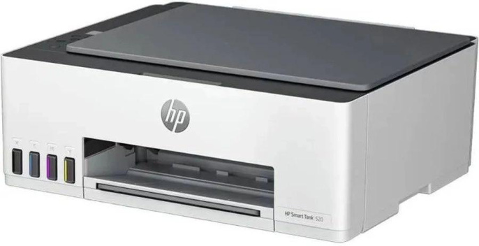 МФУ струйное HP Smart Tank 520 цветная печать, A4, белый [1f3w2a]
