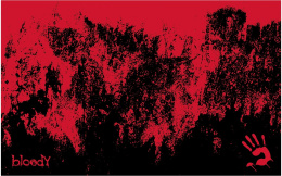 Стол игровой BLOODY BD-TB101, ЛДСП, карбон