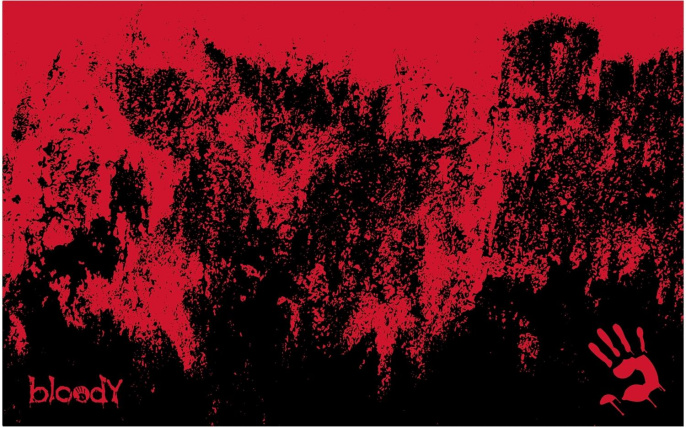 Стол игровой BLOODY BD-TB101, ЛДСП, карбон