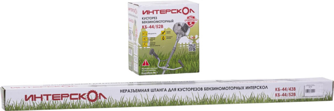 Триммер бензиновый Интерскол КБ-44/52В 2.2л.с. неразбор.штан. реж.эл.:леска/нож (897.0.0.70)