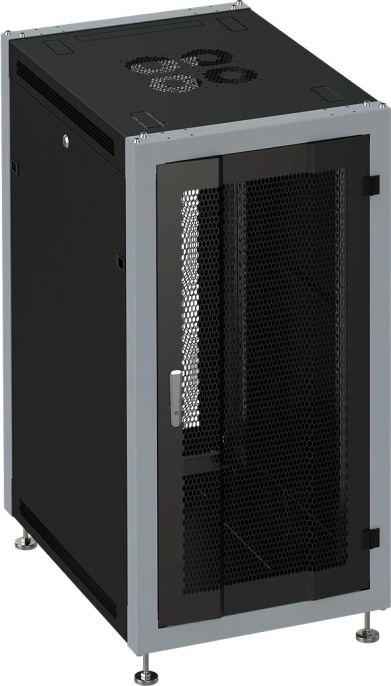 Шкаф коммутационный SYSMATRIX SL 6622.933 напольный, перфорированная передняя дверь, 22U, 600x1100x600 мм
