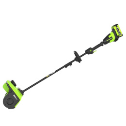 Greenworks Снегоуборщик аккумуляторный GD40SS2, 40V, 30 см, с регулируемым направлением выброса, бесщеточный, с 1хАКБ 5 Ач и ЗУ [2603107UG]