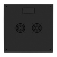 Шкаф телекоммуникационный 19" настенный 4U ExeGate EC-WM-4U.600.G.BLACK 19”, 4U, 600x600x280mm ШхГхВ , передняя дверь закаленное стекло, съемные боковые панели, пыле- и влагозащита IP23, черный RAL 9004 EX300262RUS