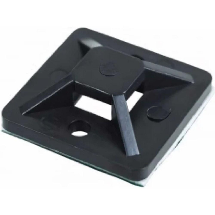 Rexant 07-2031 Площадка самоклеящаяся 30х30 мм, черная 100 шт/уп